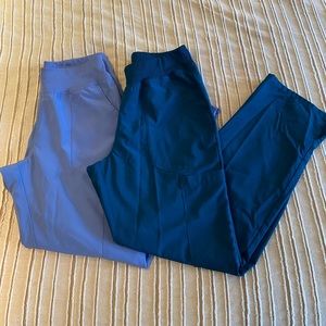 Bundle (2) Dickies Womens Wide Waste Band Scrub Pant